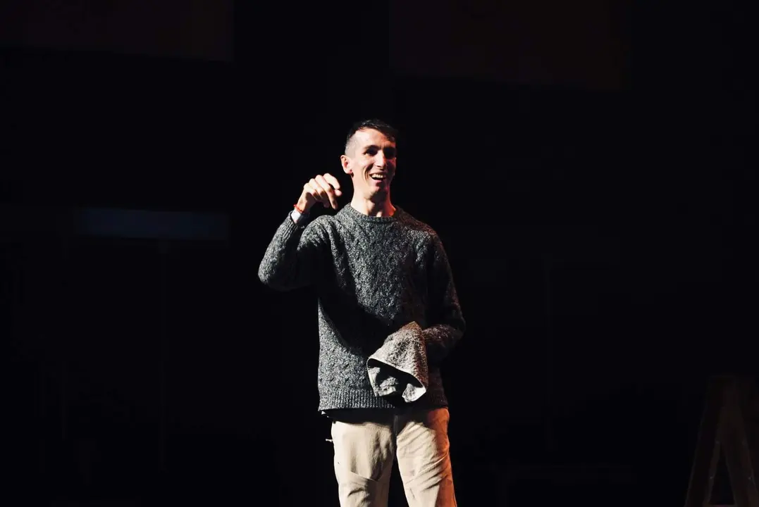 Álex Roca en el Teatro Ramos Carrión. Imagen cedida