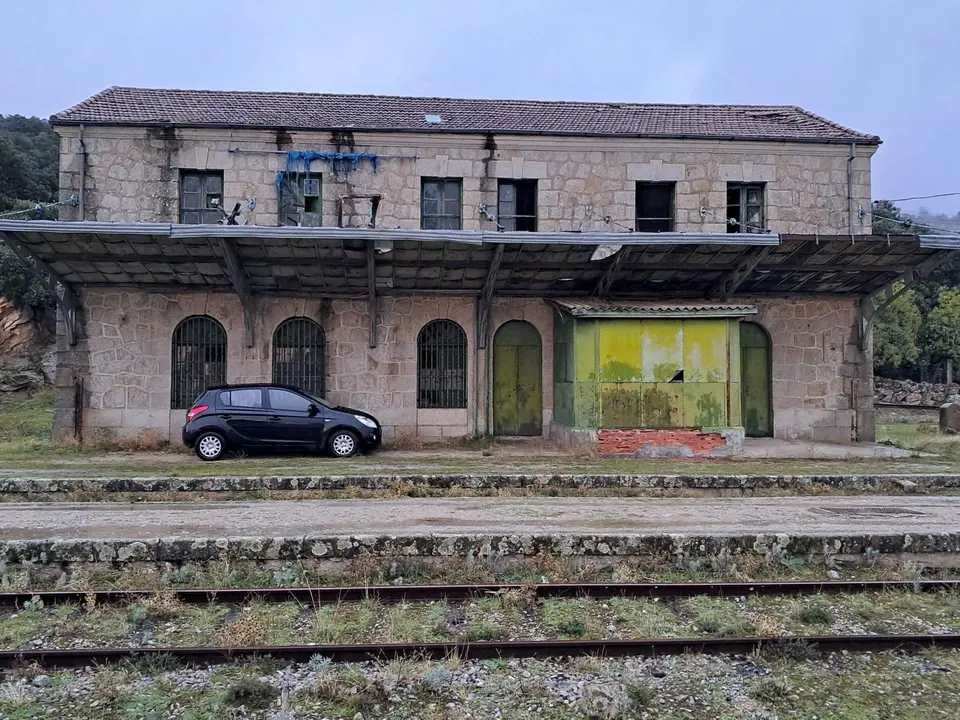 Estación de ferrocarril de Ledrada. Fotografía: Hispania Nostra