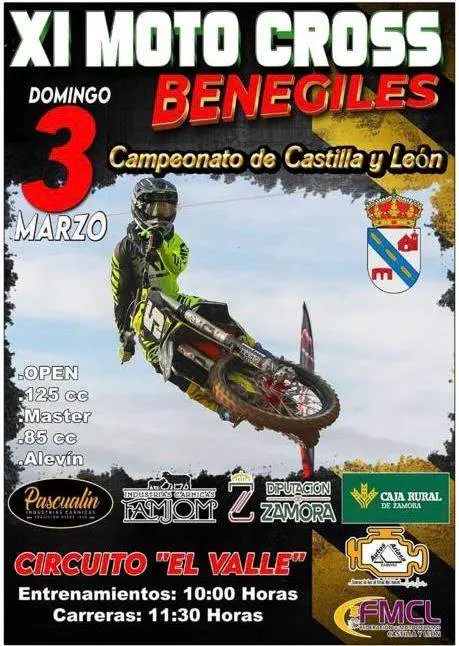 Benegiles listo para el Campeonato de Castilla y León de Motocross