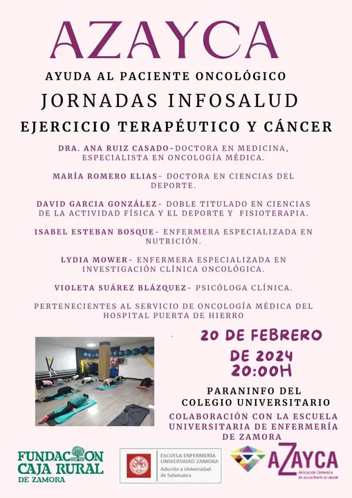 Cartel Ejercicio Terapéutico