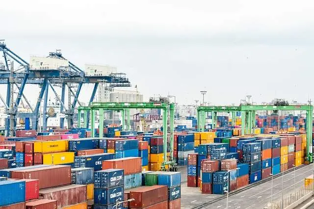 Exportaciones. Imagen de archivo