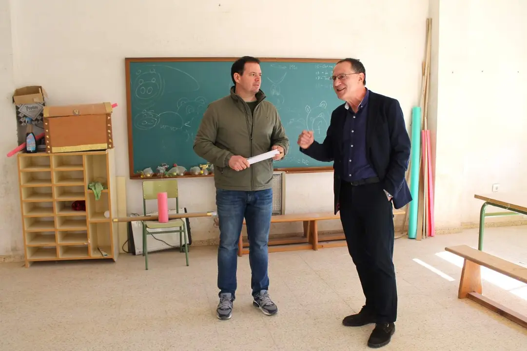 Ángel Blanco comprueba en Tábara el impulso del Plan de Recuperación del Gobierno a la rehabilitación de edificios públicos en Zamora