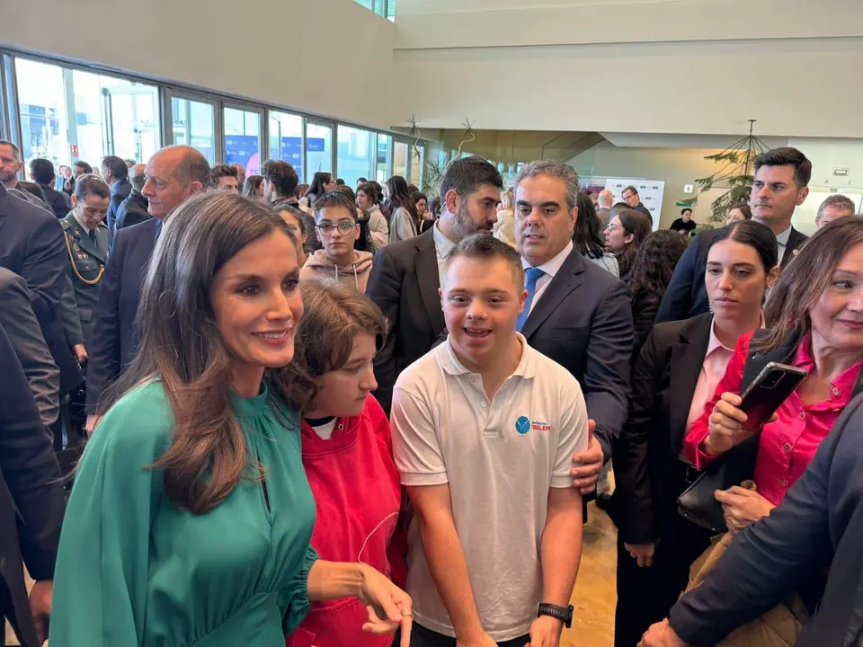 Visita de los alumnos de Trilema Zamora al Tour del Talento en Salamanca. Fotografía: CEDIDA
