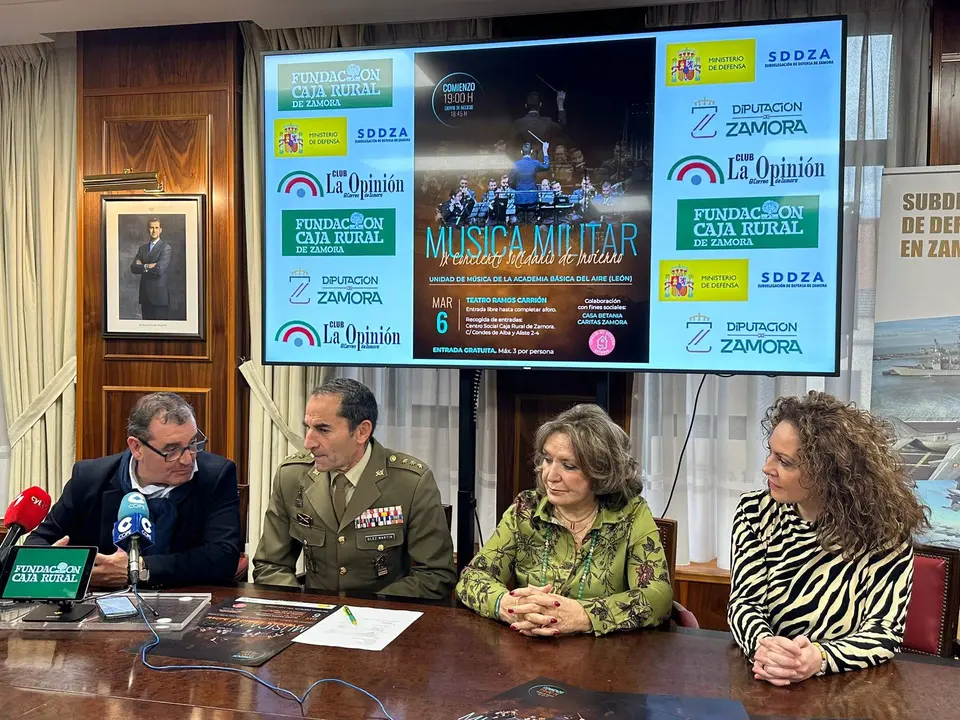 Concierto solidario de invierno de ‘Música Militar