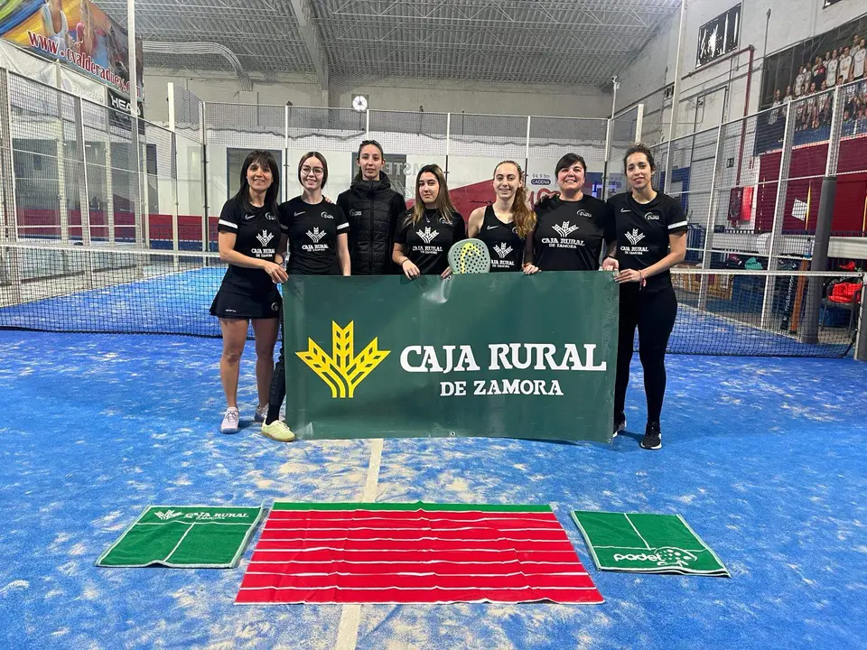 El primer equipo Pádel Duero – Caja Rural de Zamora