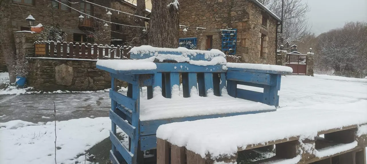 Nieve en Vigo de Sanabria. IMAGEN CEDIDA
