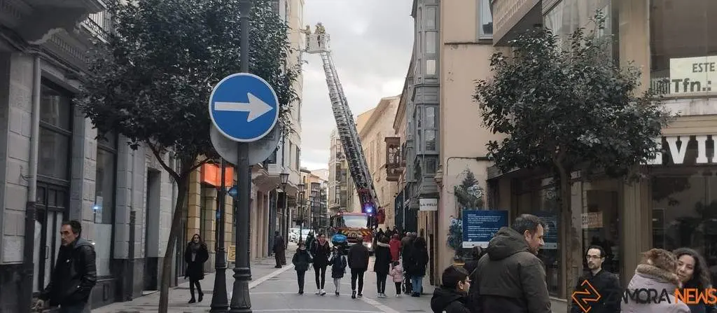 actuación de Bomberos en Zamora 