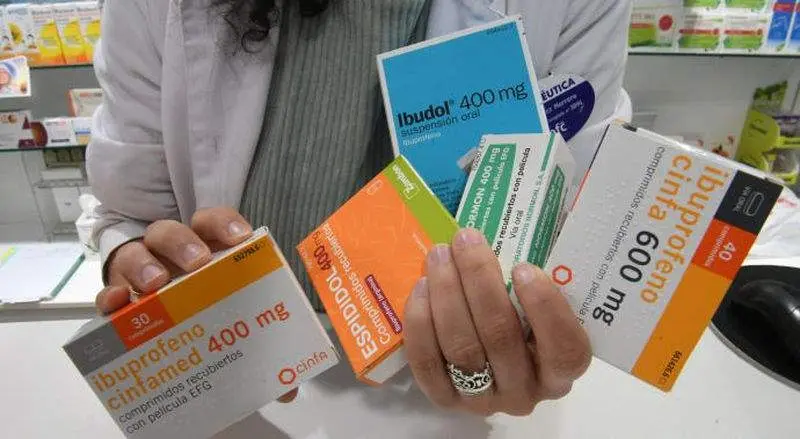 ibuprofeno. Imagen Salamanca rtvadia