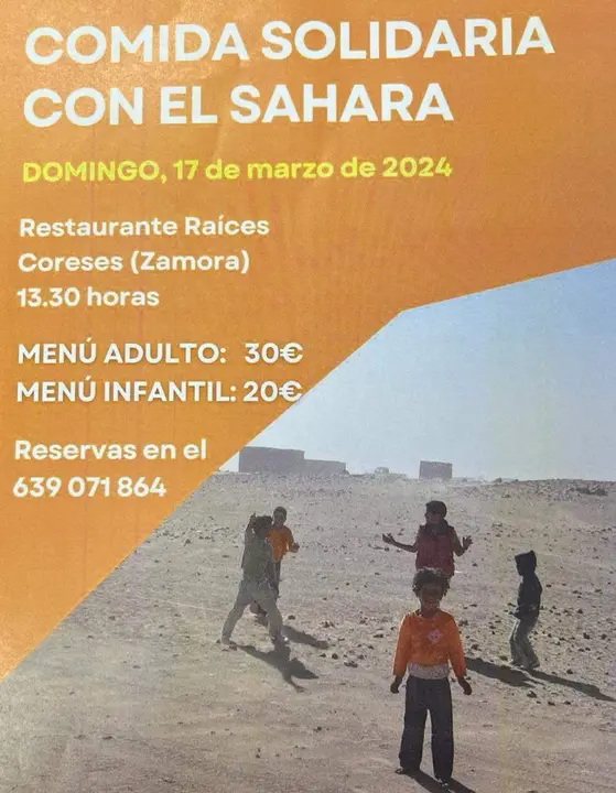 comida solidara con el Sahara