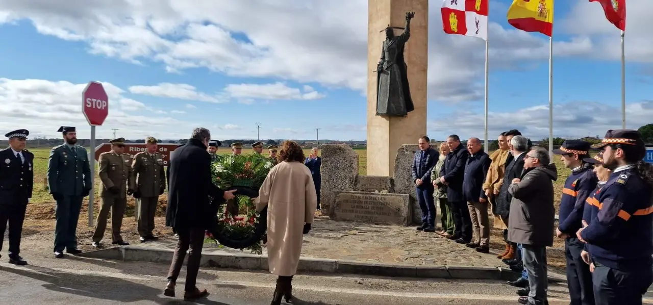 Ángel Blanco en los actos en conmemoración a la Batalla de Toro