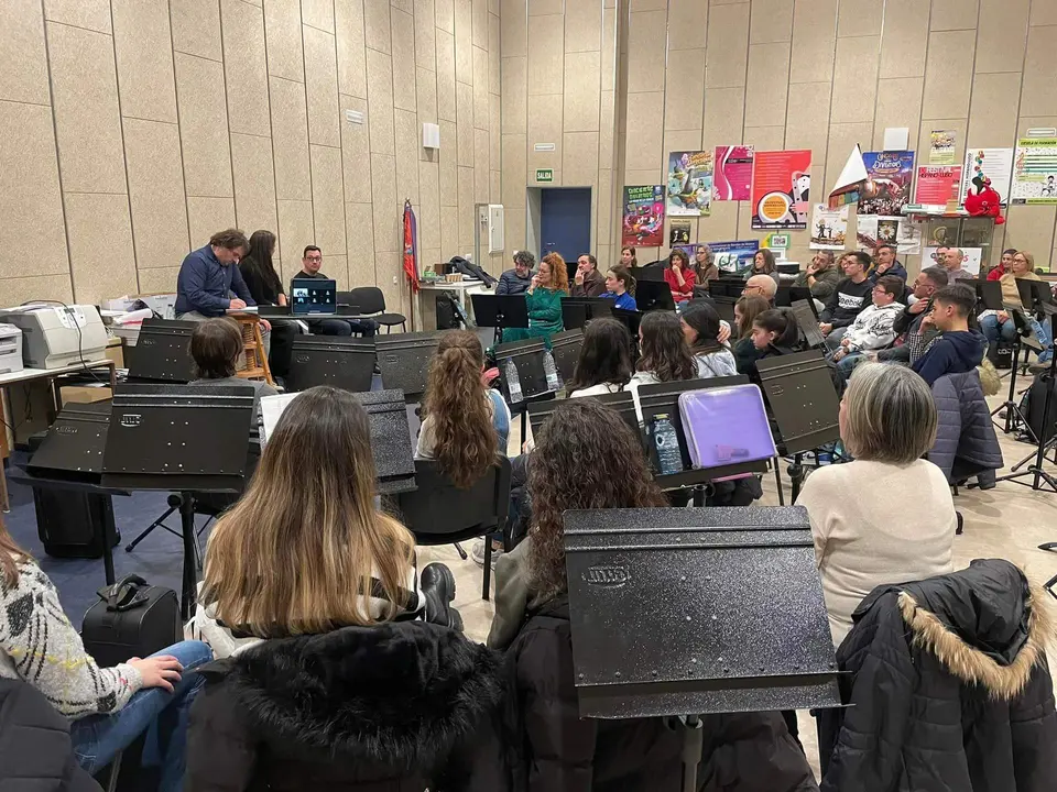 Ensayo de la Banda de Música de Zamora
