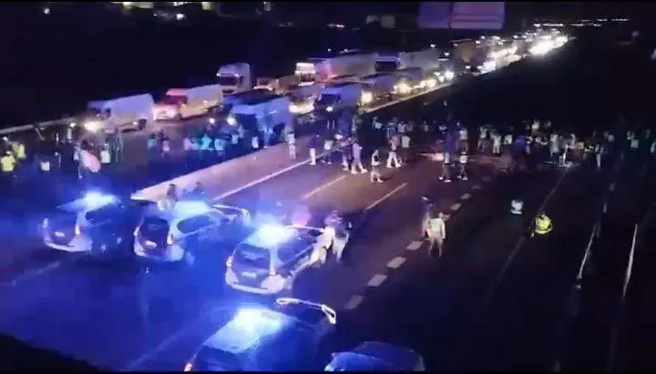 corte A6 en Benavente