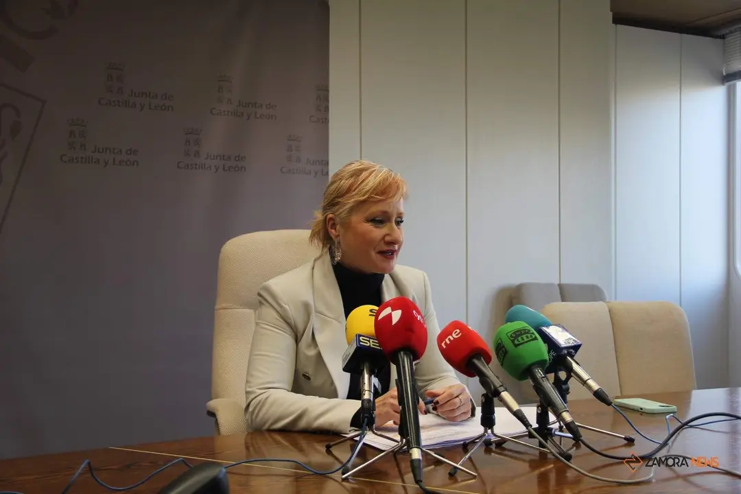 La delegada territorial de la Junta en Zamora, Leticia García