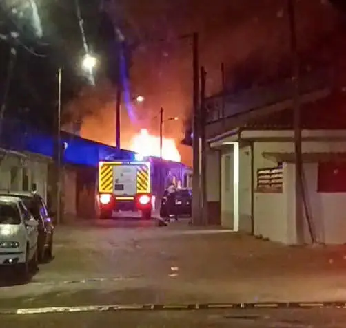 fuego en le predigón