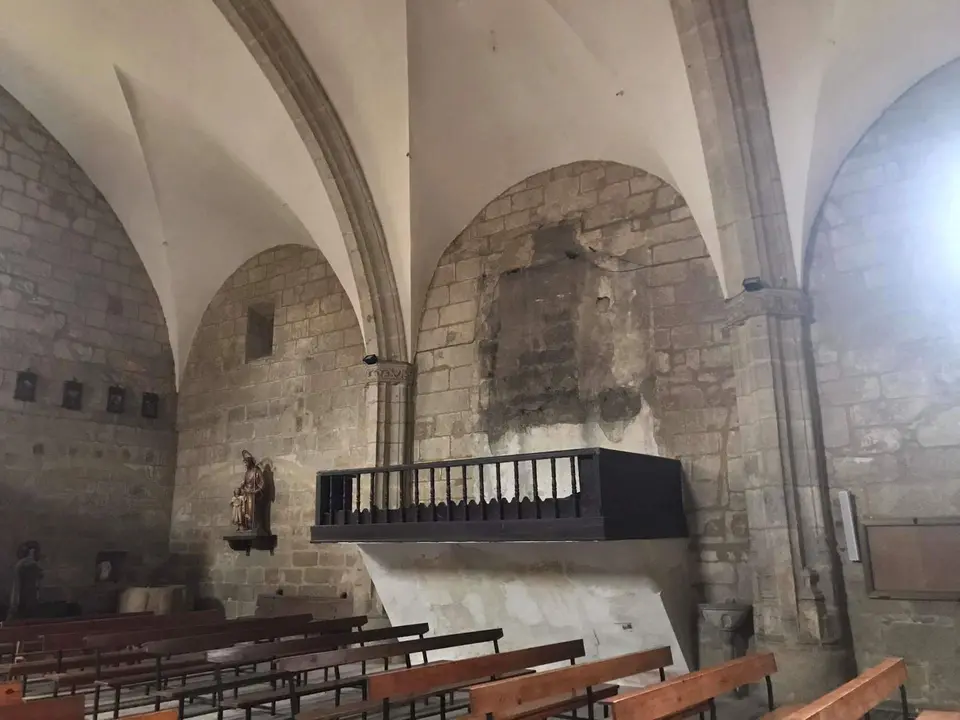 Iglesia 'vacía' sin el órgano de Fermoselle