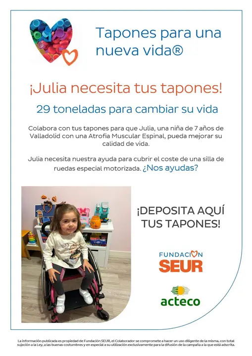 Recogida de tapones para Julia