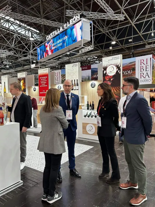 La Junta apoya a 141 bodegas exportadoras de Castilla y León en la 29ª feria mundial del vino Prowein en Düsseldorf,