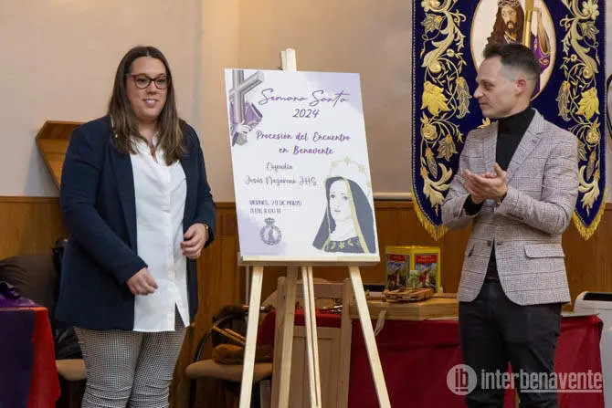 La Procesión del Encuentro confía su cartel a la benaventana Eva Blanco