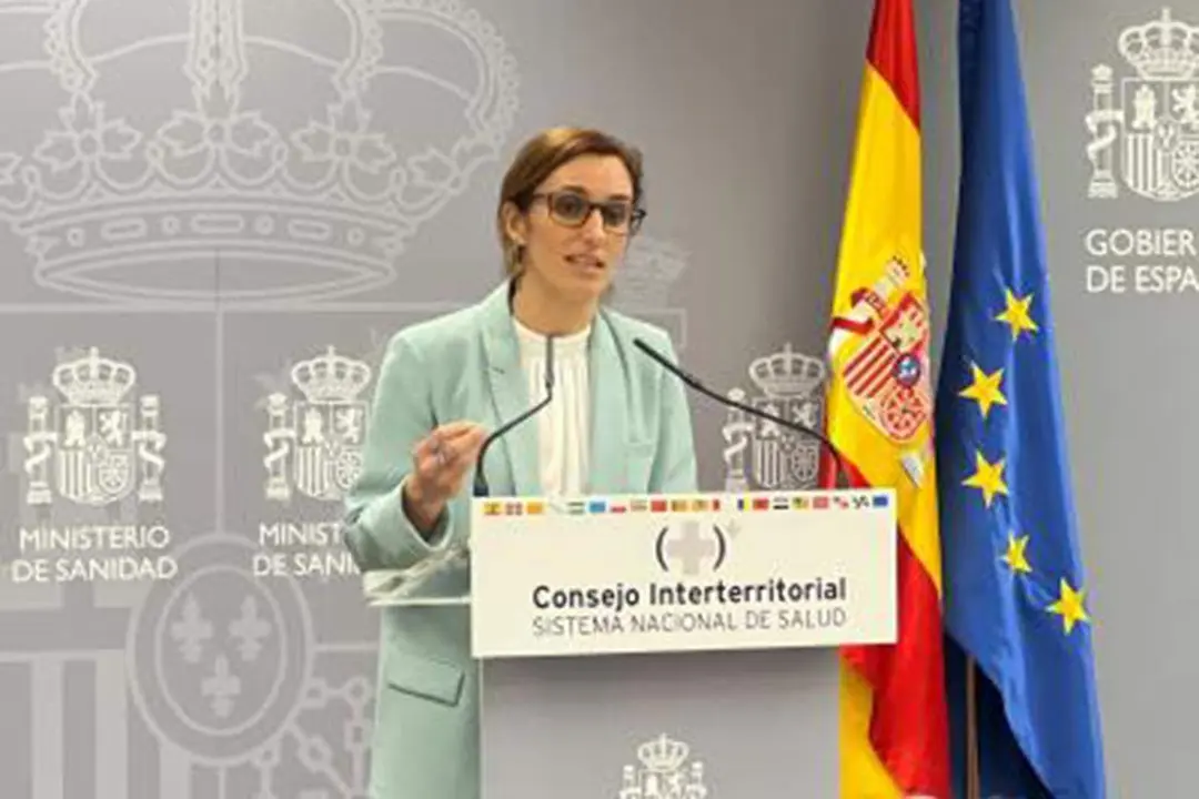 La ministra de Sanidad, Mónica García, tras el Consejo Interterritorial del Sistema Nacional de Salud extraordinario y monográfico sobre atención primaria.