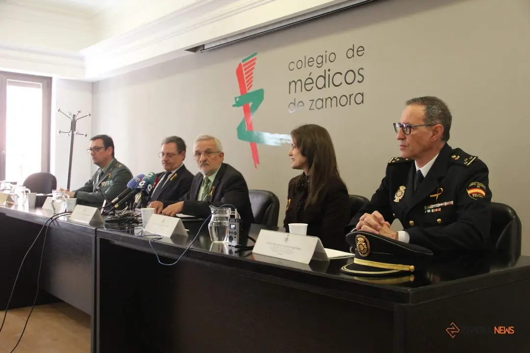 Presentación de datos sobre agresiones a Médicos en Zamora 