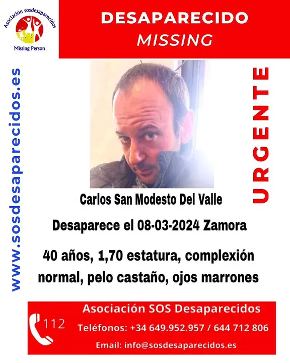 Desaparecido en Zamora