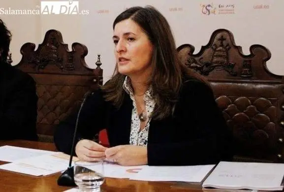 La catedrática de Métodos de Investigación y Diagnóstico en Educación y rectora en funciones de la USAL, María José Rodríguez Conde. Fotografía: SalamancaRTVEAlDía