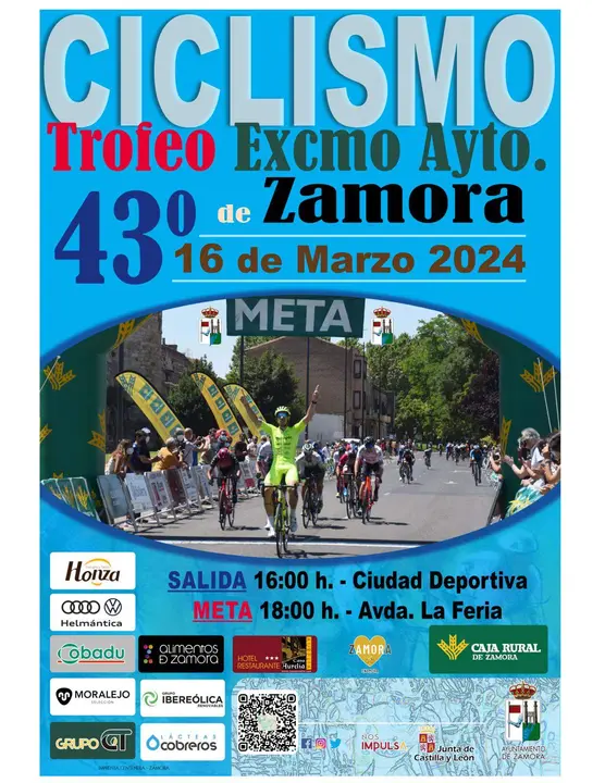Cartel del 43º Trofeo Ayto Zamora de 2024 (1)