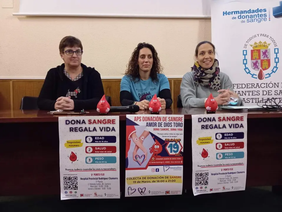 donación de sangre, colegio Amor de Dios Toro