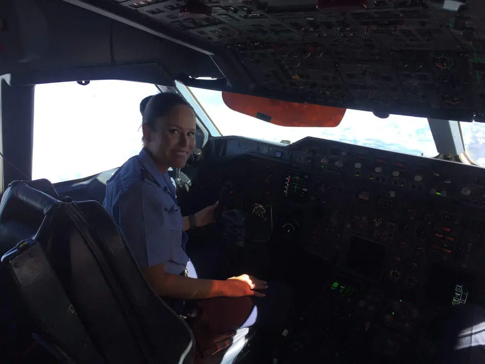 La comandante del Ejército del Aire y del Espacio Lourdes Losa