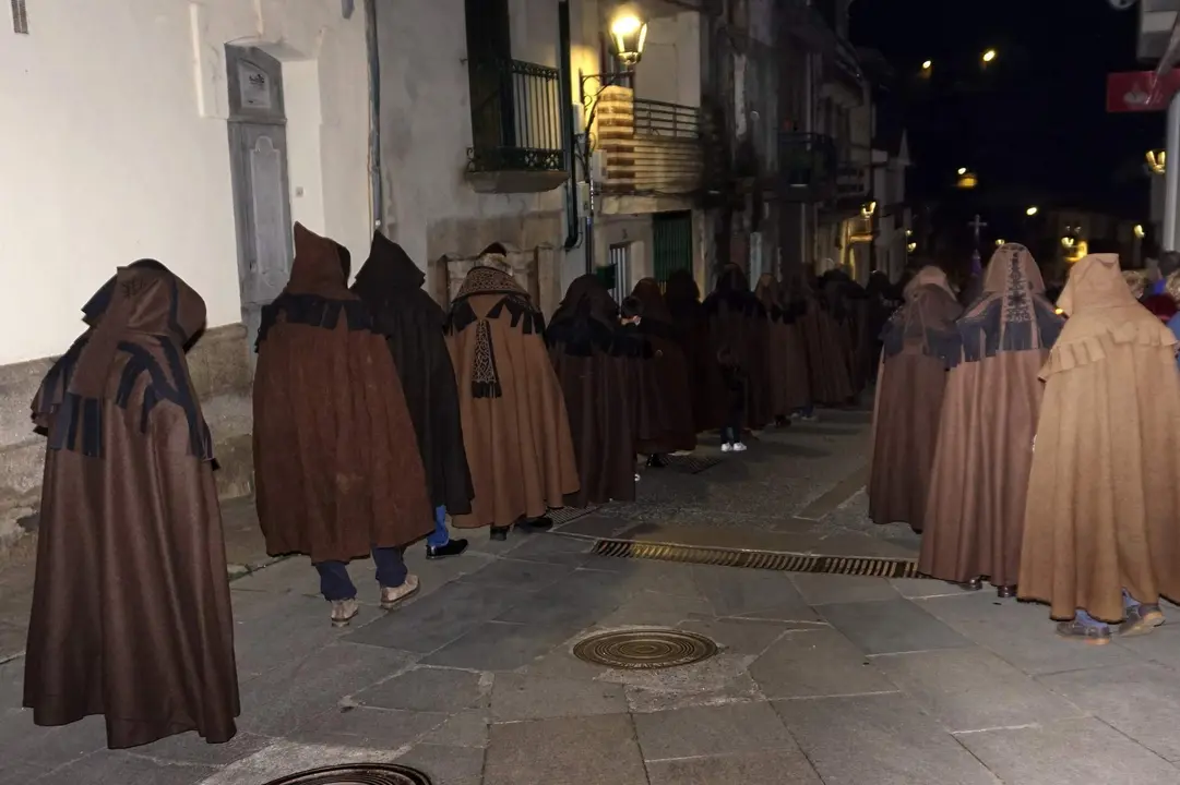 Procesión del Silencio en Alcañices. Imagen cedida por Comarca de Aliste