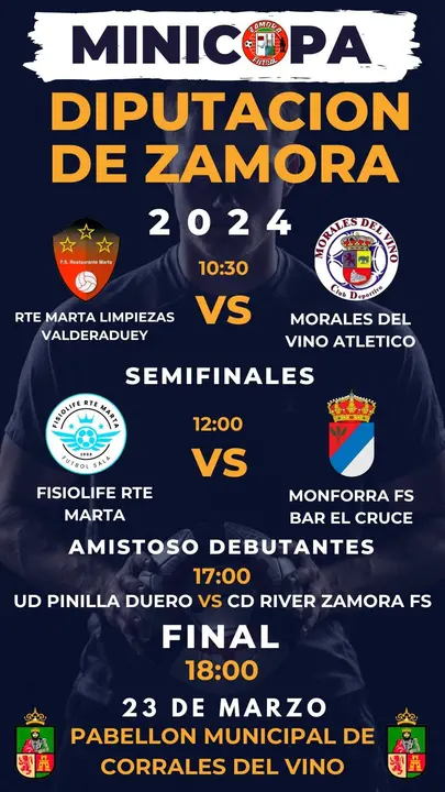 cartel Minicopa Diputación de Zamora