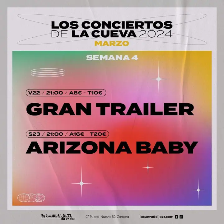 Gran trailer, Arizona baby cueva del jazz