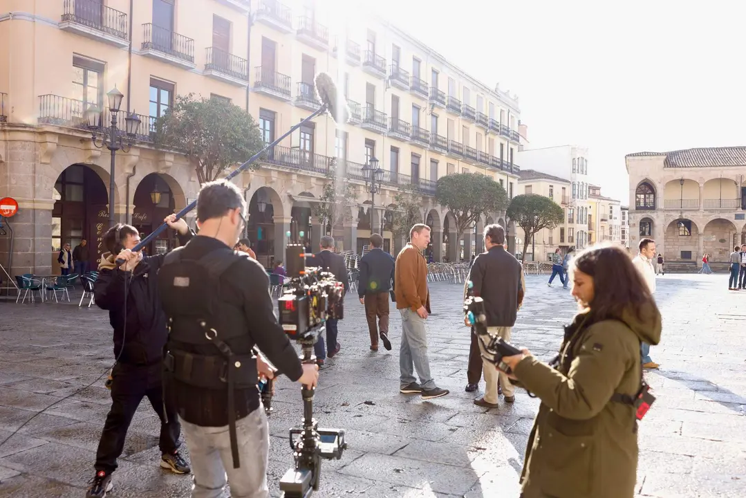 Rodaje de la película "Soy Nevenka". Fotografía: David Herranz
