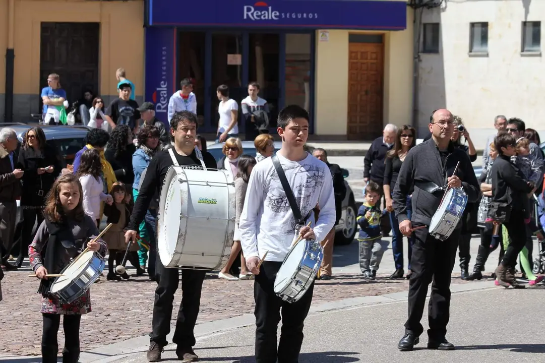 Banda de tambores de Alcañices. Imagen cedida