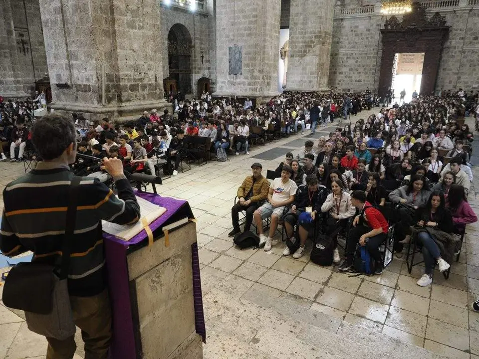 VIII encuentro regional de alumnos de religión. Imagen Diócesis de Astorga