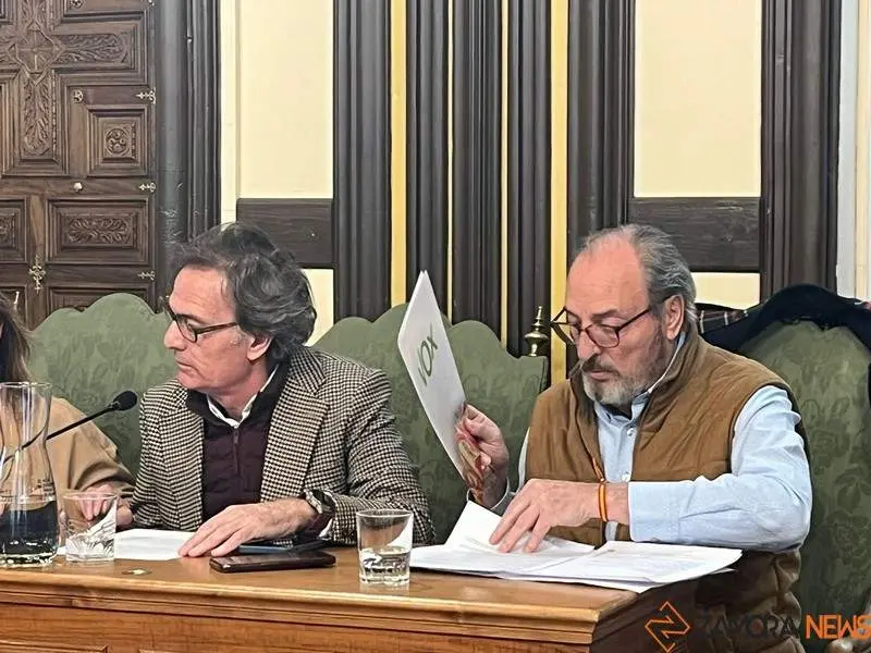 Fernando Lozano en el Pleno del Ayuntamiento de Zamora