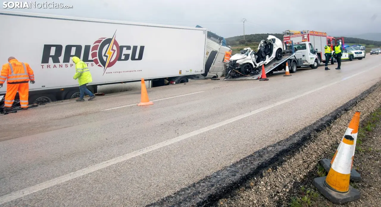 Accidente con dos fallecidos en Ágreda vía Sorianoticias
