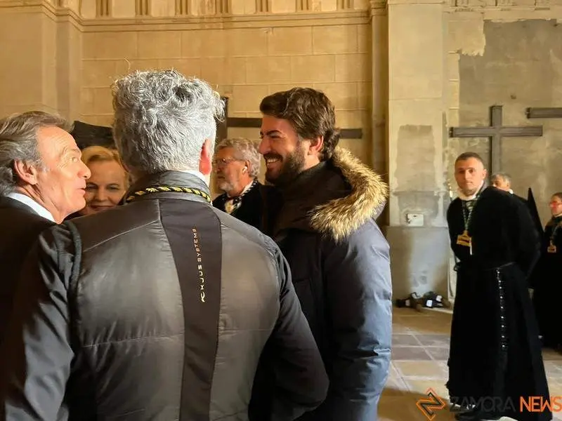 Juan García Gallardo en la Semana Santa de Zamora 