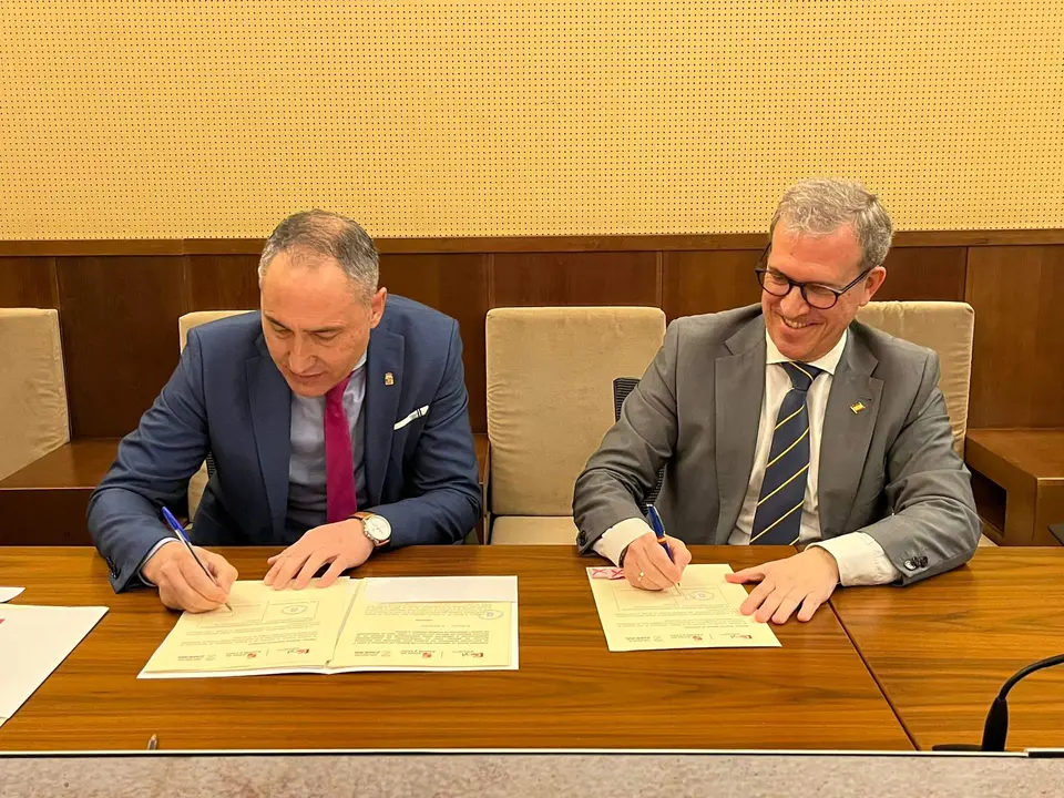 Firma del convenio con la Diputación de Zamora