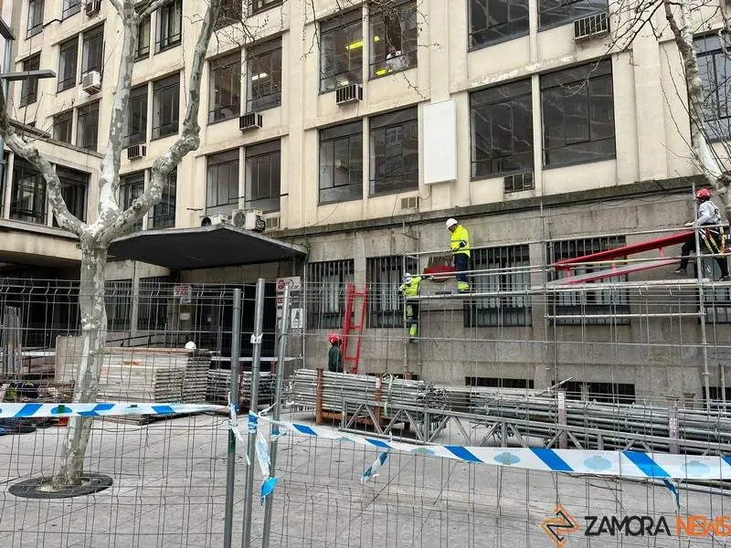 Arrancan las obras de eficiencia energética en el edificio sindical de la Plaza Alemania