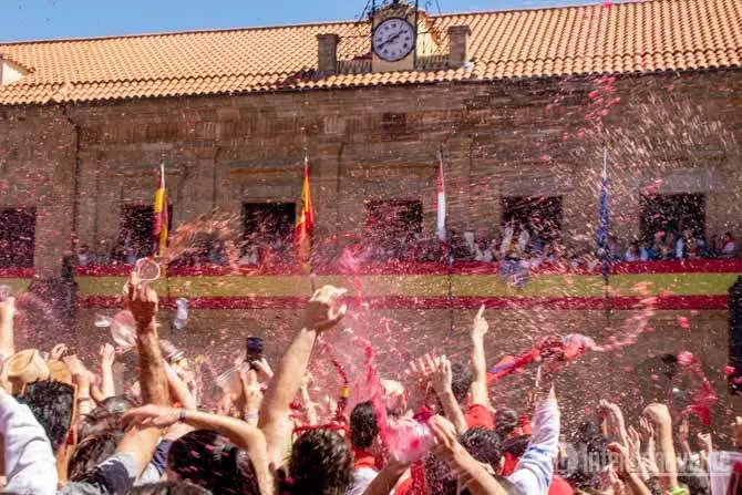 Petición del Toro en la fiesta de la Veguilla 2023. Fotografía: Interbenavente.es