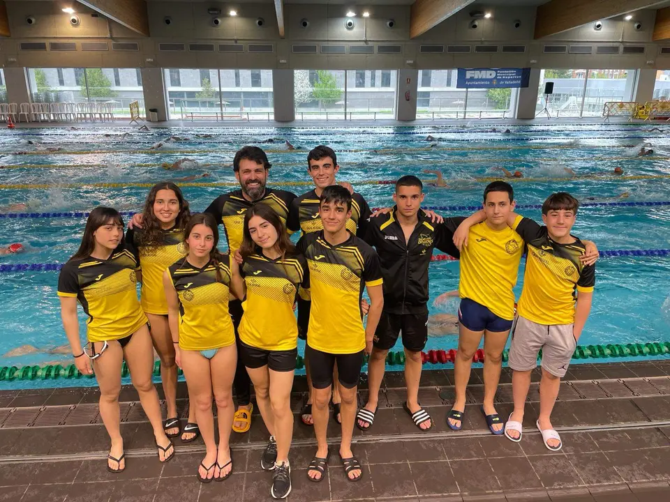 Juveniles y junior del Dragones Caja Rural en el Open absoluto de Castilla y León de Salvamento y Socorrismo