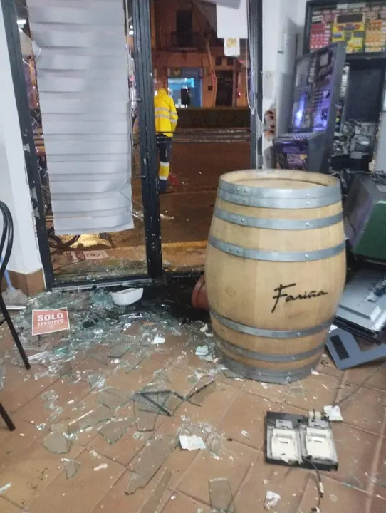 asalto en el Bar Canoa de Zamora. IMAGEN CEDIDA