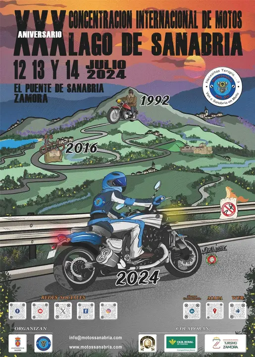 Cartel motos Sanabria 2024
