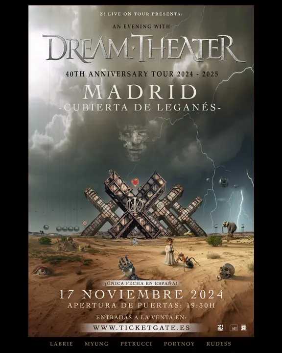 cartel Dream Theater z! on tour