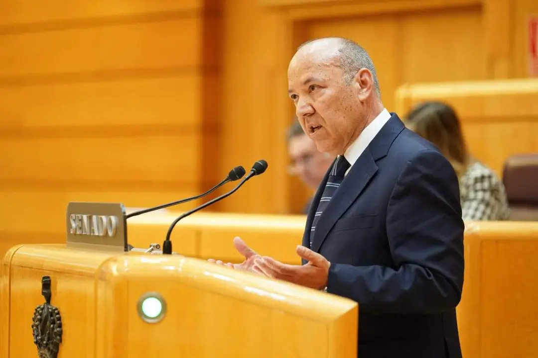 José María Barrios en el Senado