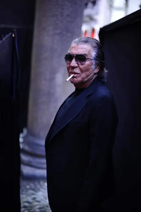 Roberto Cavalli. Fotografía: Frederic Aranda en Facebook