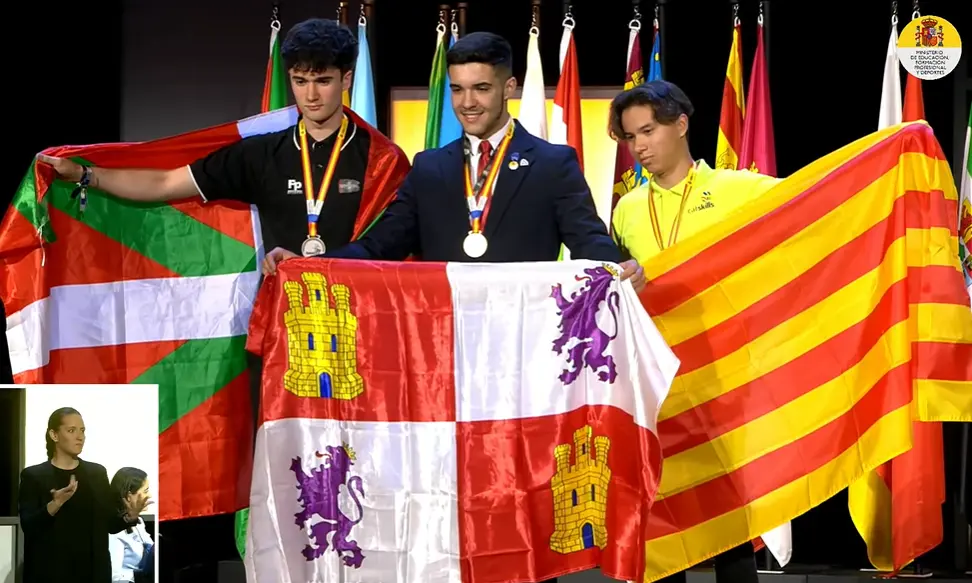 Óscar Ramos, ganador en la categoría de Soldadura del SpainSkills 2024