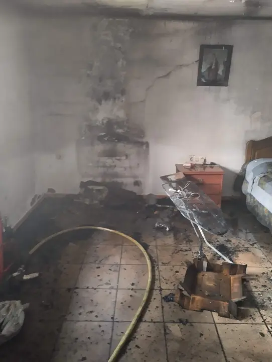 Incendio en una vivienda