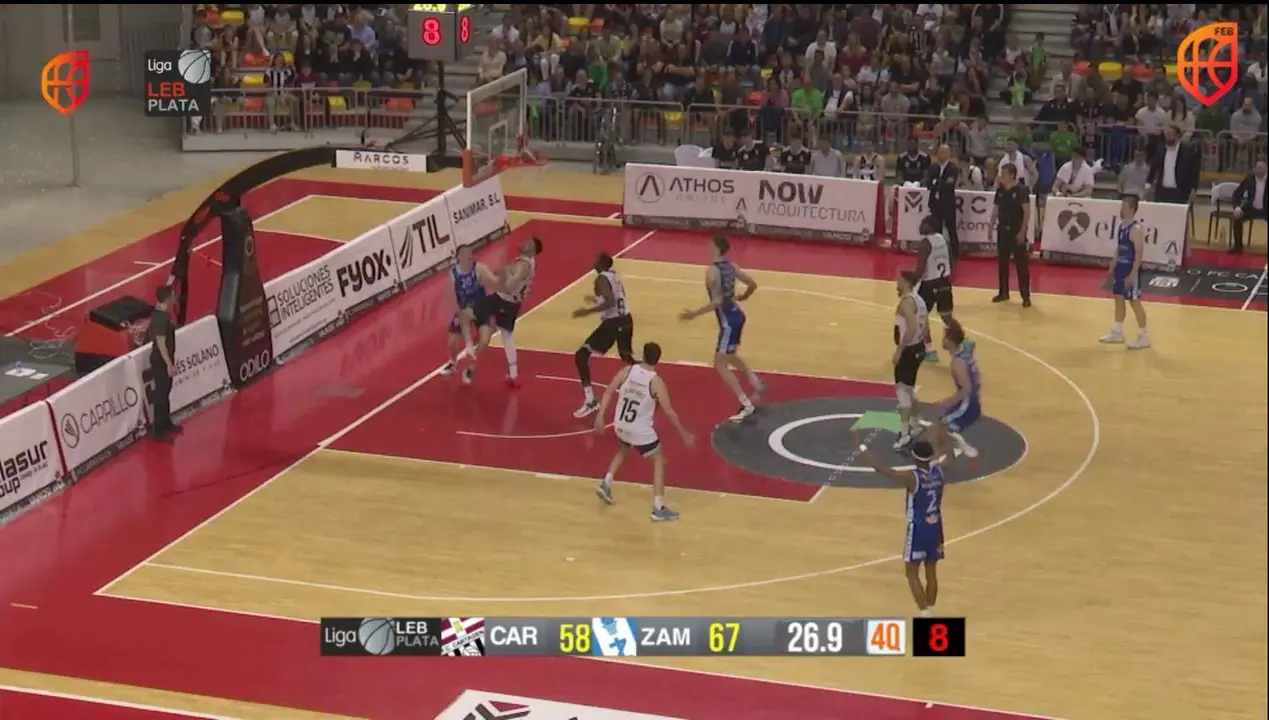 Partido de ida La Gran Final entre el Odilo Cartagena y el CB Zamora Enamora